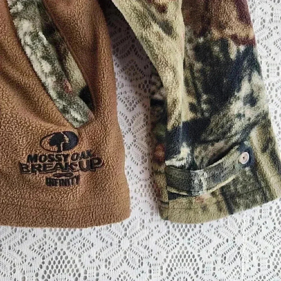 Break Up Infinity Mossy oak Camo Zip up Pullover Women's Sweatshirt XL - Picture 4 of 9